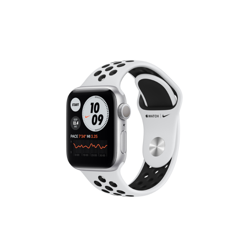 นาฬิกา Apple Watch Nike Series 6 Silver Aluminium Case with Nike Sport Band นาฬิกา Apple Watch Nike Series 6 Silver Aluminium Case with Nike Sport Band