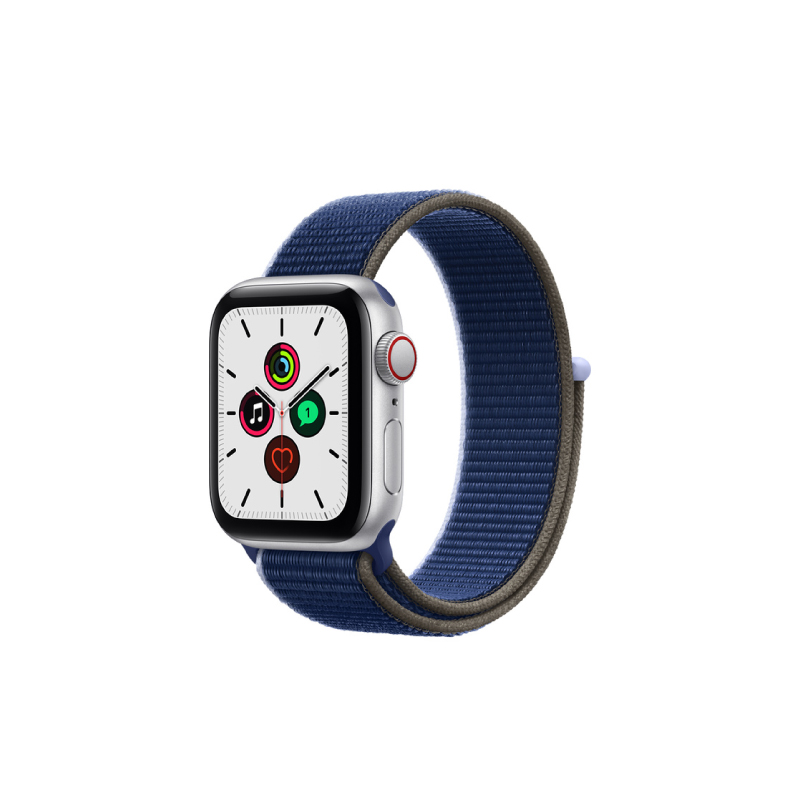 นาฬิกา Apple Watch SE Silver Aluminium Case with Sport Loop นาฬิกา Apple Watch SE Silver Aluminium Case with Sport Loop