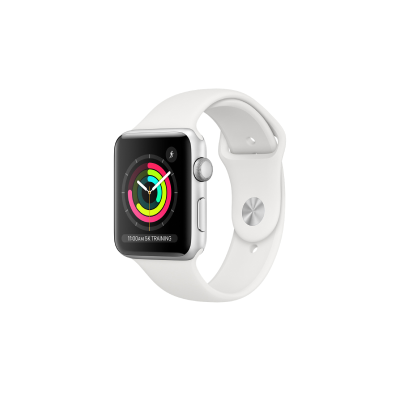 นาฬิกา Apple Watch Series 3 Silver Aluminium Case with Sport Band นาฬิกา Apple Watch Series 3 Silver Aluminium Case with Sport Band