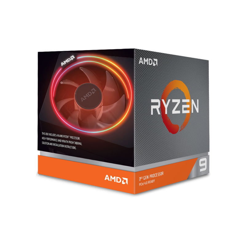 AMD Ryzen 9 3900x With Wraith Prism Cooler CPU AMD Ryzen 9 3900x With Wraith Prism Cooler CPU