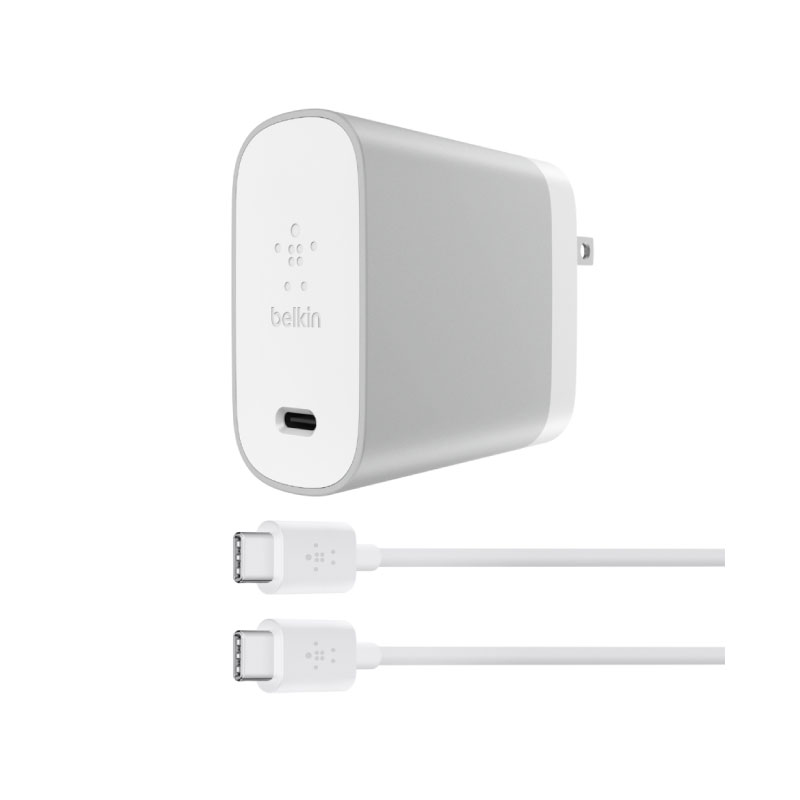 หัวชาร์จ Belkin USB-C 1 Port 45W Wall Charger with สายแปลง Belkin 1.5m Sync and Charge USB-C to USB-C Cable หัวชาร์จ Belkin USB-C 1 Port 45W Wall Charger with สายแปลง Belkin 1.5m Sync and Charge USB-C to USB-C Cable