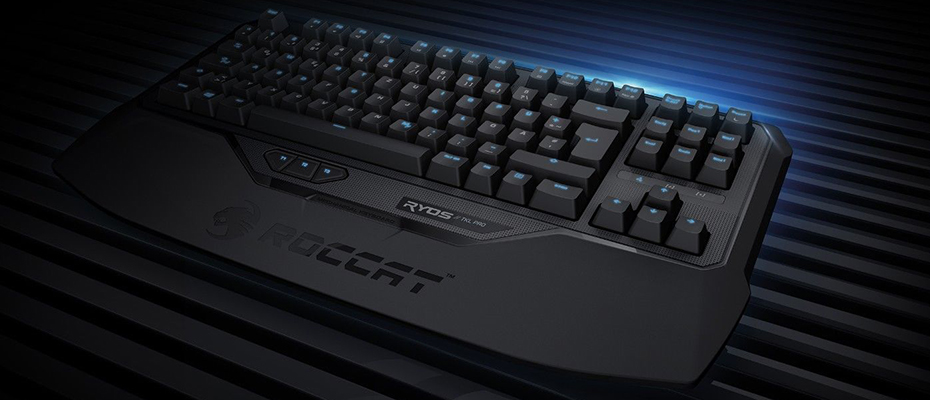 Roccat Ryos TKL Pro MX Red Gaming Mechanical Keyboard