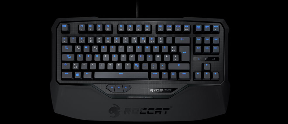 Roccat Ryos TKL Pro MX Red Gaming Mechanical Keyboard