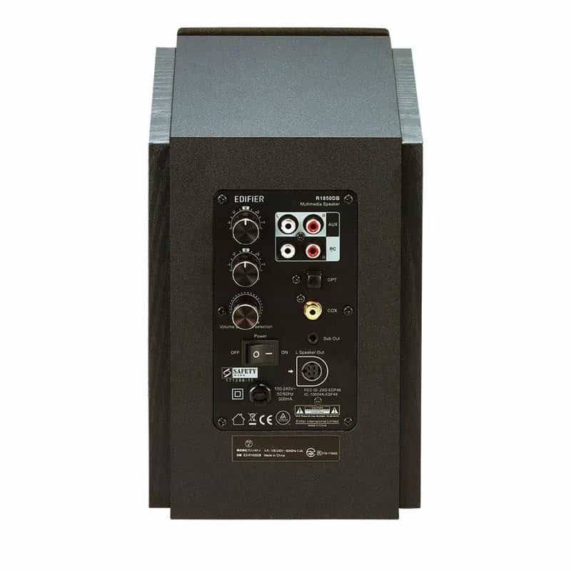 ลำโพง Edifier R1855DB วัสดุทำจากไม้ MDF อย่างดี