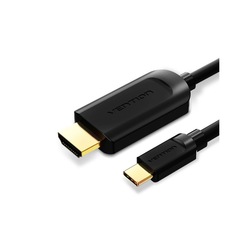 สายแปลง Vention Type-C to HDMI Cable 2M Black 1