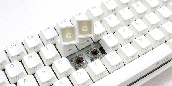 คีย์บอร์ด Ducky One 2 Mini RGB Pure White Mechanical Keyboard มาโคร