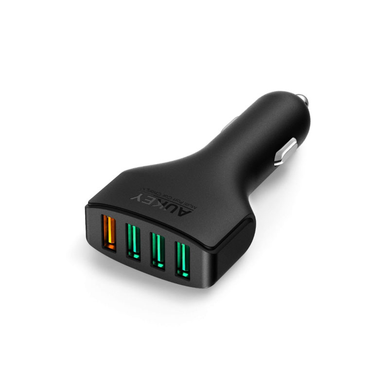 ที่ชาร์จโทรศัพท์ในรถ Aukey CC-T9 Qualcomm Quick Charge 3.0 4 Ports USB Car Charger ที่ชาร์จโทรศัพท์ในรถ Aukey CC-T9 Qualcomm Quick Charge 3.0 4 Ports USB Car Charger