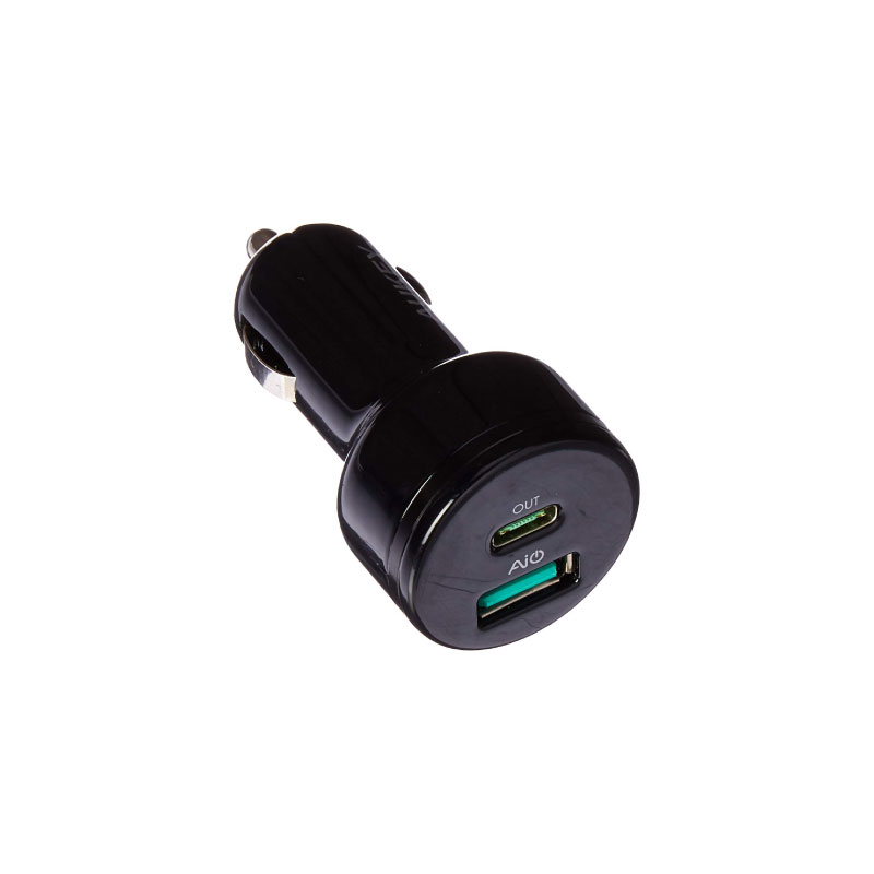 ที่ชาร์จโทรศัพท์ในรถ Aukey CC-Y7 2 Port USB-C Car Charger with Power Delivery 2.0 ที่ชาร์จโทรศัพท์ในรถ Aukey CC-Y7 2 Port USB-C Car Charger with Power Delivery 2.0