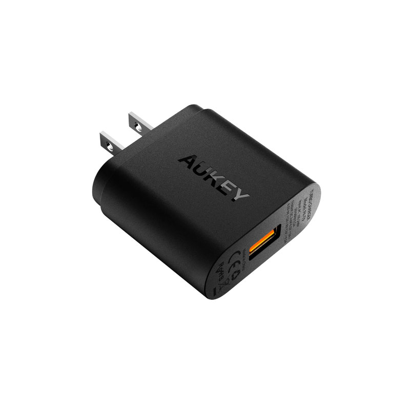 ตัวแปลง Aukey PA-T9 1 Port QC3.0 Output Integrated AiPower Charging & Qualcomm Quick Charge 3.0 Adapter ตัวแปลง Aukey PA-T9 1 Port QC3.0 Output Integrated AiPower Charging & Qualcomm Quick Charge 3.0 Adapter