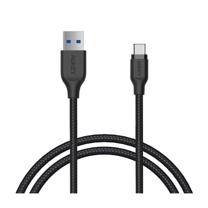 สาย Aukey CB-AC2 3.1 GEN1 USB-C to USB Aluminum Head Cable สาย Aukey CB-AC2 3.1 GEN1 USB-C to USB Aluminum Head Cable