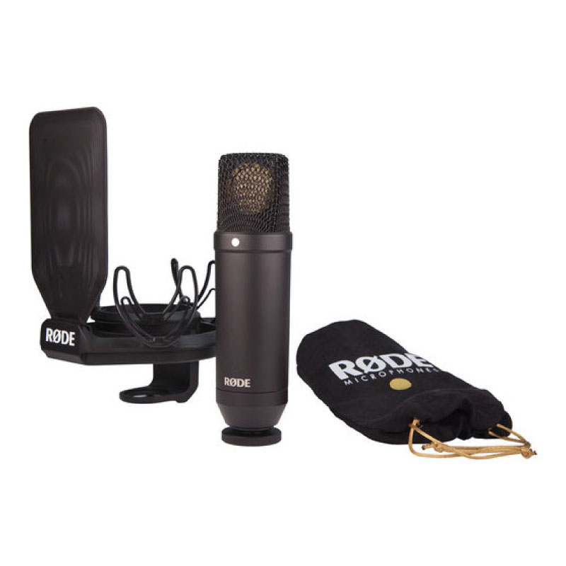 Rode NT-1 KIT 1" Cardioid Condenser Microphone with SMR Shockmount Rode NT-1 KIT 1" Cardioid Condenser Microphone with SMR Shockmount