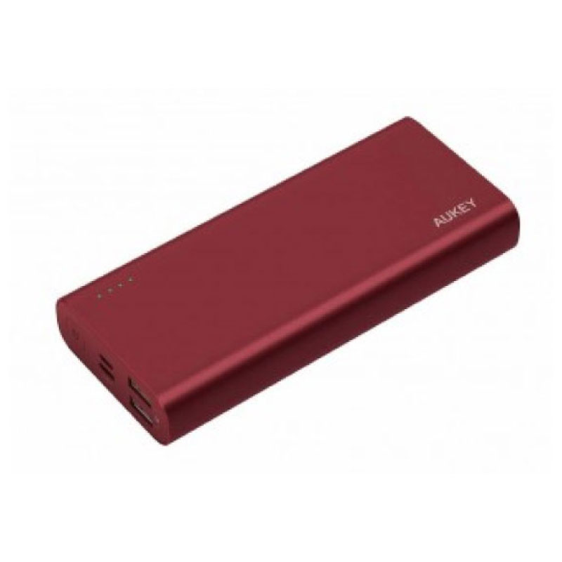 แบตสำรอง Aukey PB-XD13 20000mAh USB-C PowerBank with Quick Charge Red