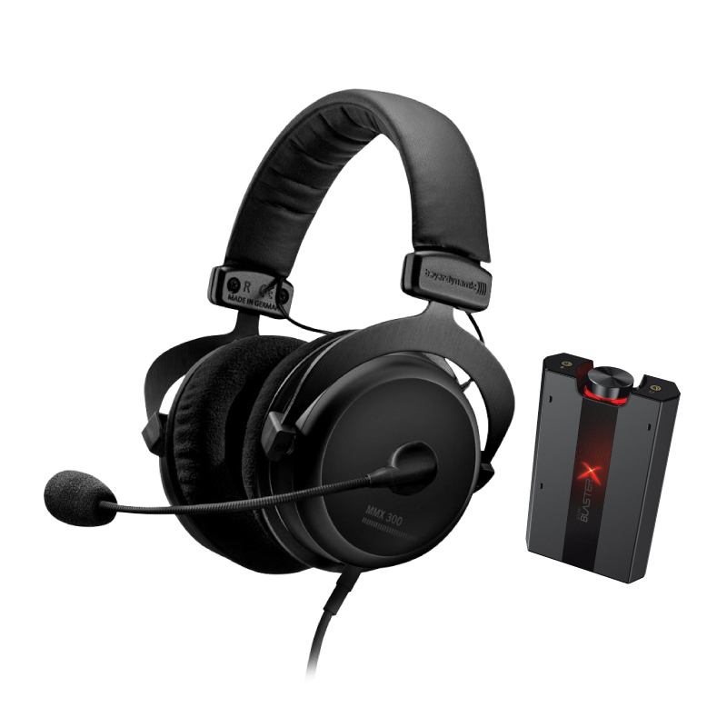 ชุดหูฟังเล่นเกม Beyerdynamic MMX300 + Creative G5 ชุดหูฟังเล่นเกม Beyerdynamic MMX300 + Creative G5
