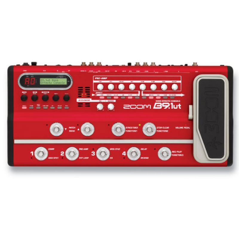 Zoom B9.1ut Bass Multi-Effects Pedal Zoom B9.1ut Bass Multi-Effects Pedal