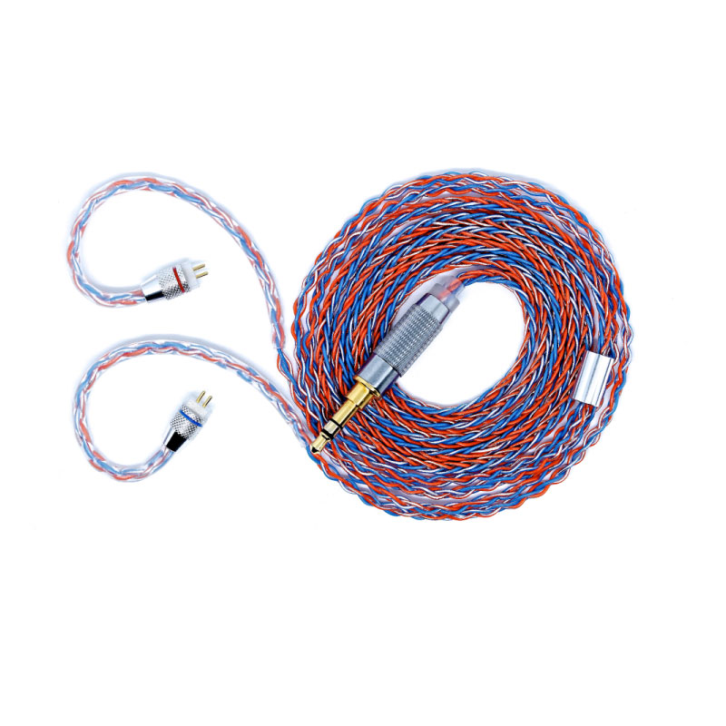 สายอัพเกรด CCA Cubic-Silver 8Core Cable Type B สายอัพเกรด CCA Cubic-Silver 8Core Cable Type B