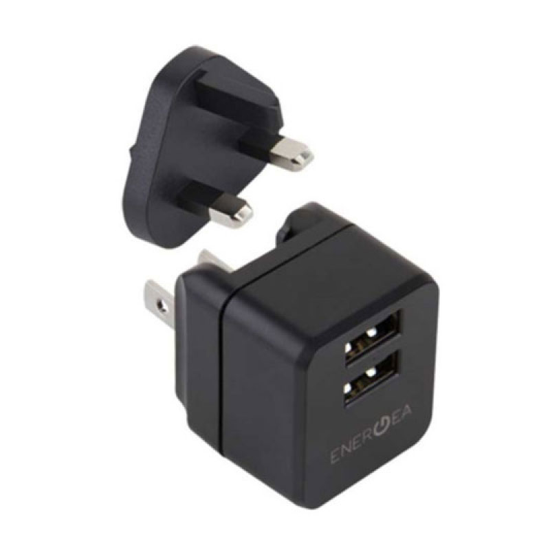 หัวแปลง Energea Wall Charger Travel Lite 2.4A 2 USB หัวแปลง Energea Wall Charger Travel Lite 2.4A 2 USB