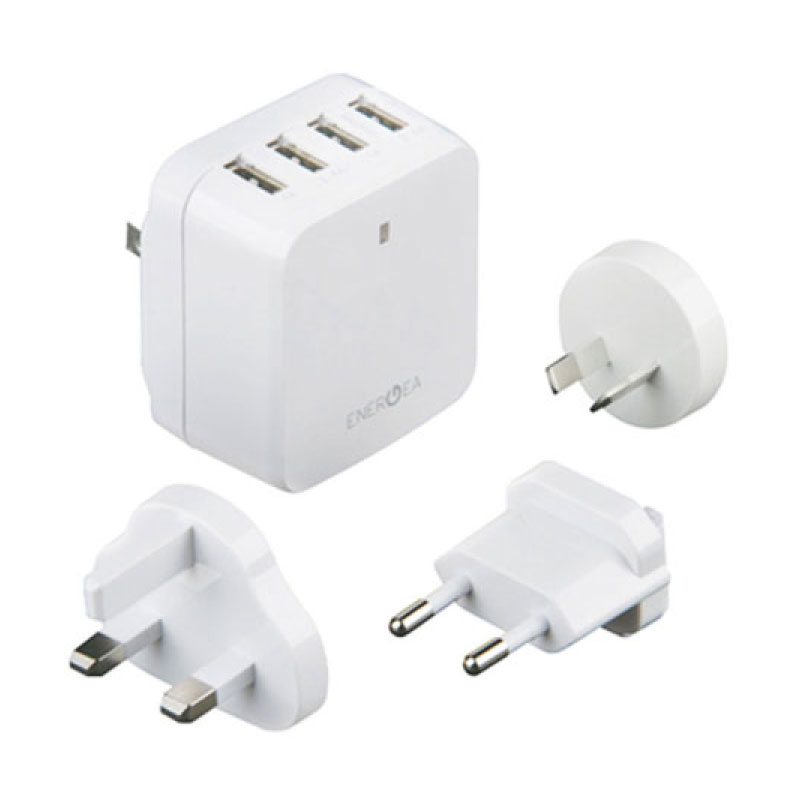 หัวแปลง Energea Wall Charger Travel World 6.8A 4 USB หัวแปลง Energea Wall Charger Travel World 6.8A 4 USB