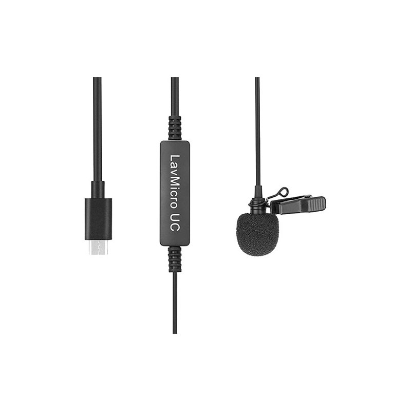 Saramonic LavMicro UC Broadcast-Quality Lavalier Omnidirectional Microphone for USB Type-C Devices Saramonic LavMicro UC Broadcast-Quality Lavalier Omnidirectional Microphone for USB Type-C Devices