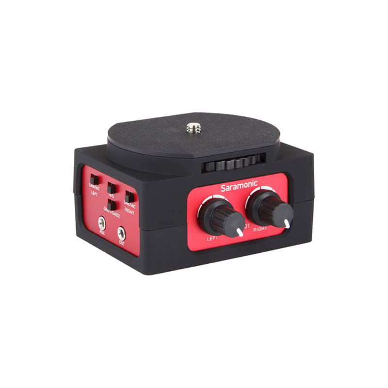 Saramonic SR-AX101 - 2-Channel Passive Audio Adapter for DSLR Camera Saramonic SR-AX101 - 2-Channel Passive Audio Adapter for DSLR Camera