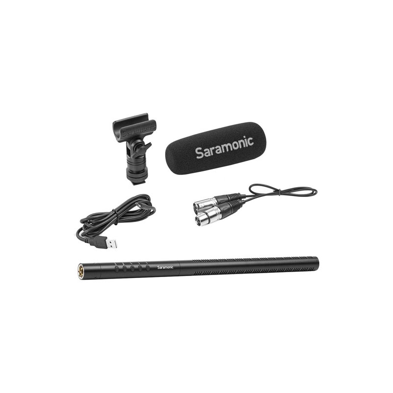 Saramonic SR-TM7 Supercardioid Broadcast XLR Shotgun Condenser Microphone Saramonic SR-TM7 Supercardioid Broadcast XLR Shotgun Condenser Microphone