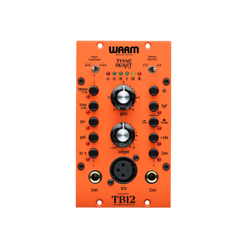 Warm Audio TB12 Tone Beast 500 Series Audio Interface Warm Audio TB12 Tone Beast 500 Series Audio Interface