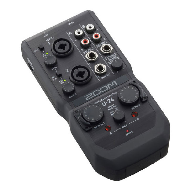 Zoom U-24 Portable Audio Interface Zoom U-24 Portable Audio Interface
