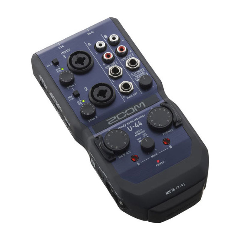 Zoom U-44 Handy 4-In/4-Out Audio Interface Zoom U-44 Handy 4-In/4-Out Audio Interface