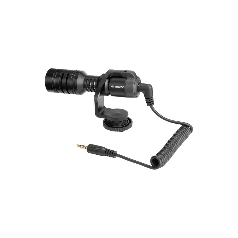 Saramonic Vmic Mini Ultra-Compact Camera-Mount Shotgun Microphone for DSLR Cameras and Smartphone Saramonic Vmic Mini Ultra-Compact Camera-Mount Shotgun Microphone for DSLR Cameras and Smartphone