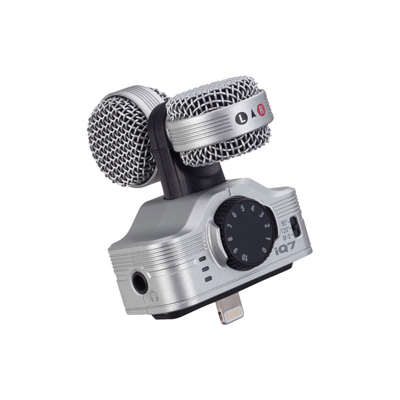 ไมโครโฟน Zoom iQ7 Professional Stereo Microphone for iOS ไมโครโฟน Zoom iQ7 Professional Stereo Microphone for iOS