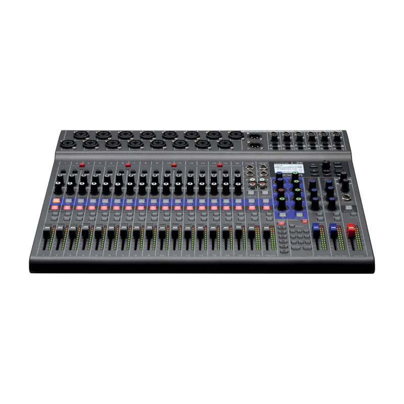 Zoom LiveTrak L-20 20 Input Digital Mixer & Multitrack Recorder 4