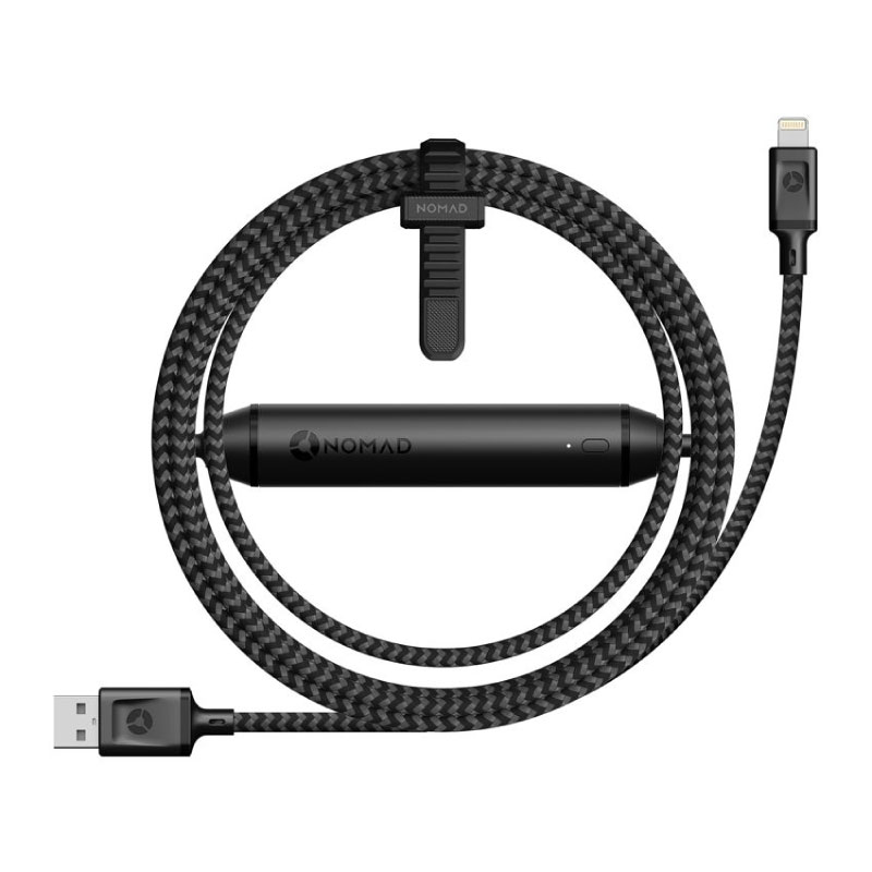 สายชาร์จ Nomad Battery Cable For Iphone Black 1