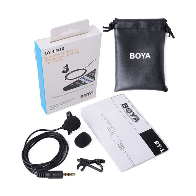 Boya BY‐LM10 Lavalier Mic for Smartphone