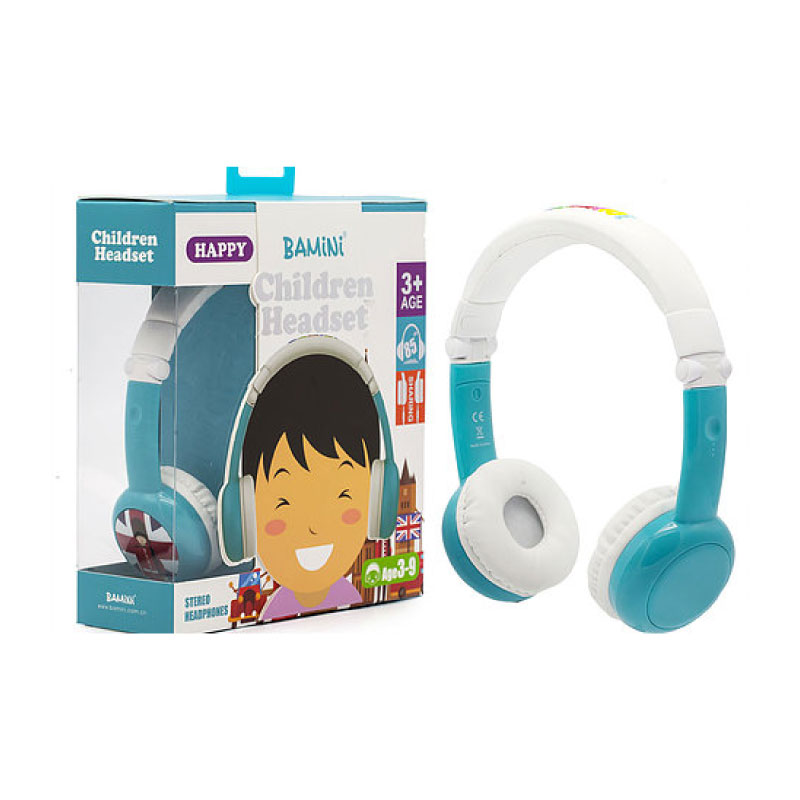 หูฟังไร้สาย Bamini Children Happy Wired Headphone หูฟังไร้สาย Bamini Children Happy Wired Headphone