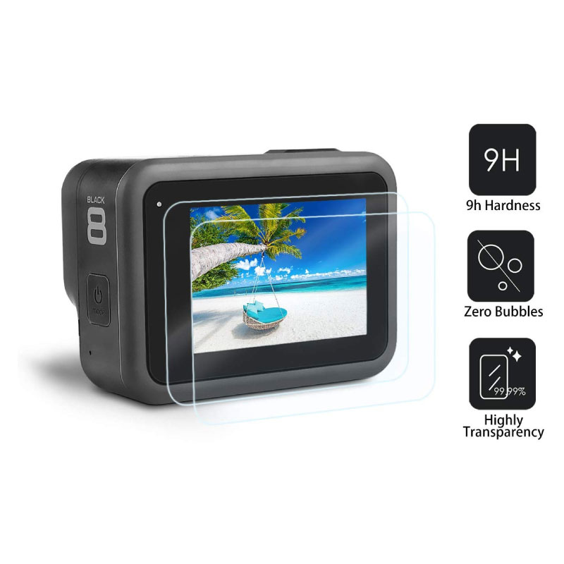 GoPro Tempered Glass Lens + Screen Protectors For HERO8 Black