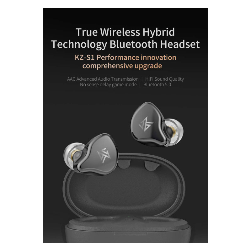 หูฟังไร้สาย KZ S1D True Wireless