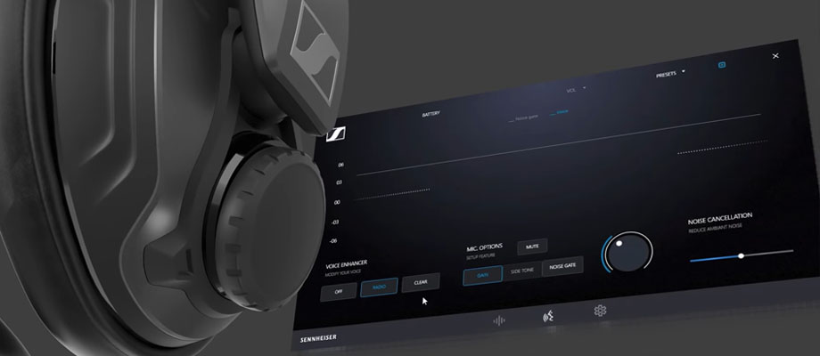 หูฟังไร้สาย Sennheiser GSP 370 Wireless Headphone สเปค หูฟังไร้สาย Sennheiser GSP 370 Wireless Headphone