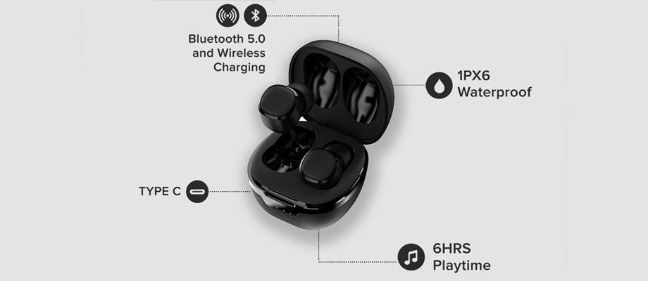 หูฟังไร้สาย Sunday Quinn 2 True Wireless