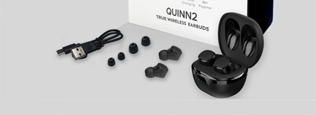 หูฟังไร้สาย Sunday Quinn 2 True Wireless ของในกล่อง หูฟังไร้สาย Sunday Quinn 2 True Wireless