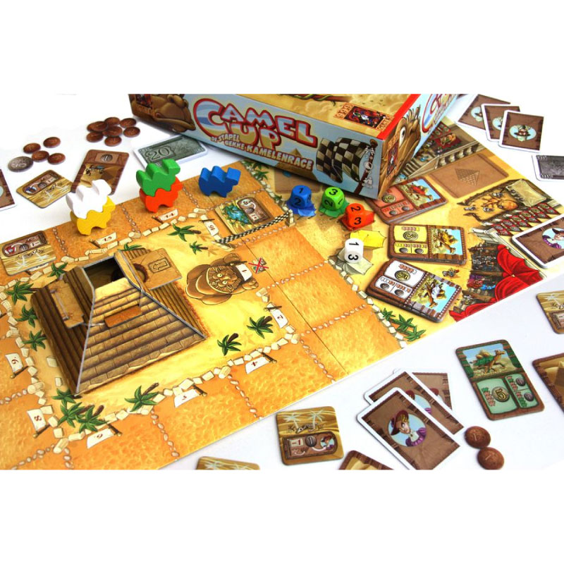 บอร์ดเกม Camel up Pyramid insert Board Game 4