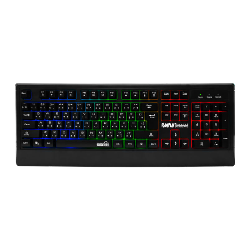 คีย์บอร์ด Signo KB-717 Illuminated Gaming Keyboard คีย์บอร์ด Signo KB-717 Illuminated Gaming Keyboard