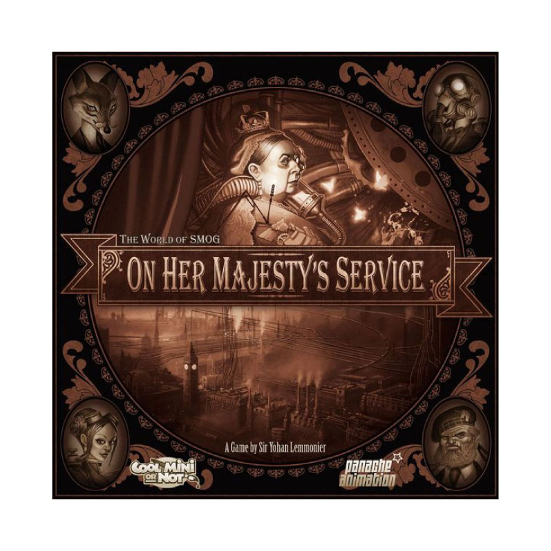 บอร์ดเกม On her majesty's service Board Game 1