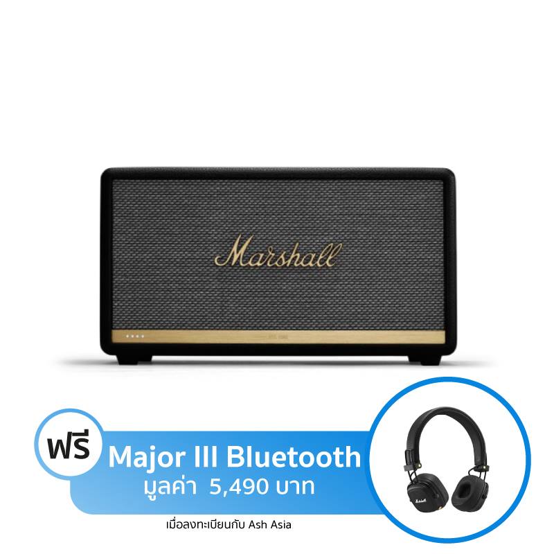ลำโพง Marshall Stanmore II Voice with Google Assistant Bluetooth Speaker ลำโพง Marshall Stanmore II Voice with Google Assistant Bluetooth Speaker