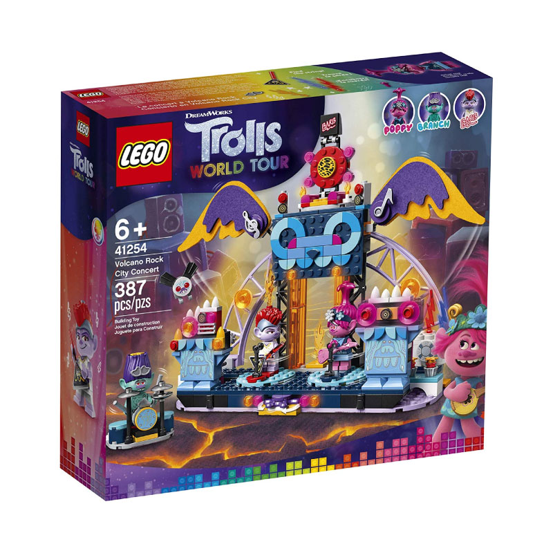 Lego Trolls 41254 Volcano Rock City Concert V29