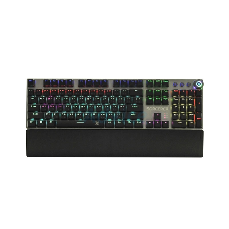 คีย์บอร์ด Nubwo X Sorcerer X28 RGB Mechanical Keyboard คีย์บอร์ด Nubwo X Sorcerer X28 RGB Mechanical Keyboard