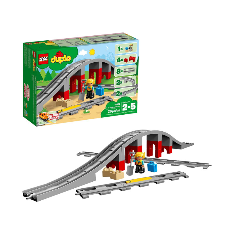 Lego DUPLO 10872 Train Bridge and Tracks