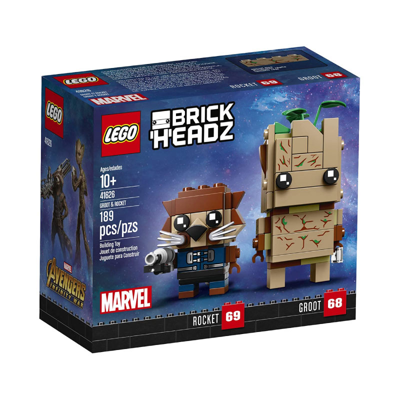 Lego BrickHeadz 41626 Groot & Rocket