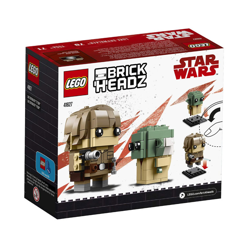 Lego BrickHeadz 41627 Luke Skywalker and Yoda