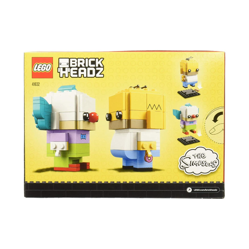 Lego BrickHeadz 41632 Homer Simpson & Krusty The Clown