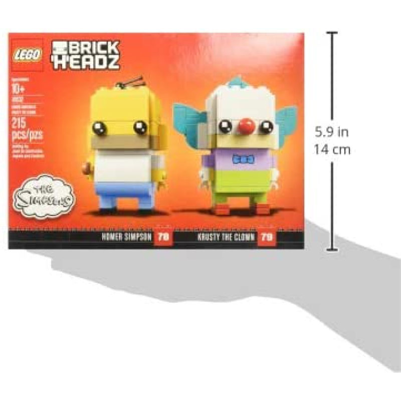 Lego BrickHeadz 41632 Homer Simpson & Krusty The Clown