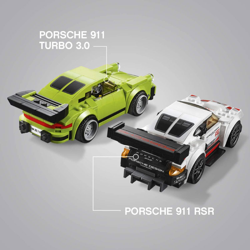 Lego Speed Champions 75888 Porsche 911 RSR and 911 Turbo 3.0